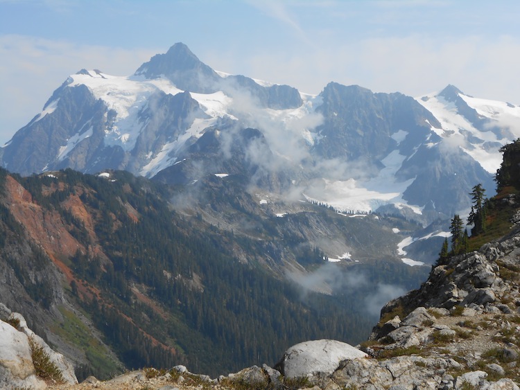 Mt. Shuksan in autumn light